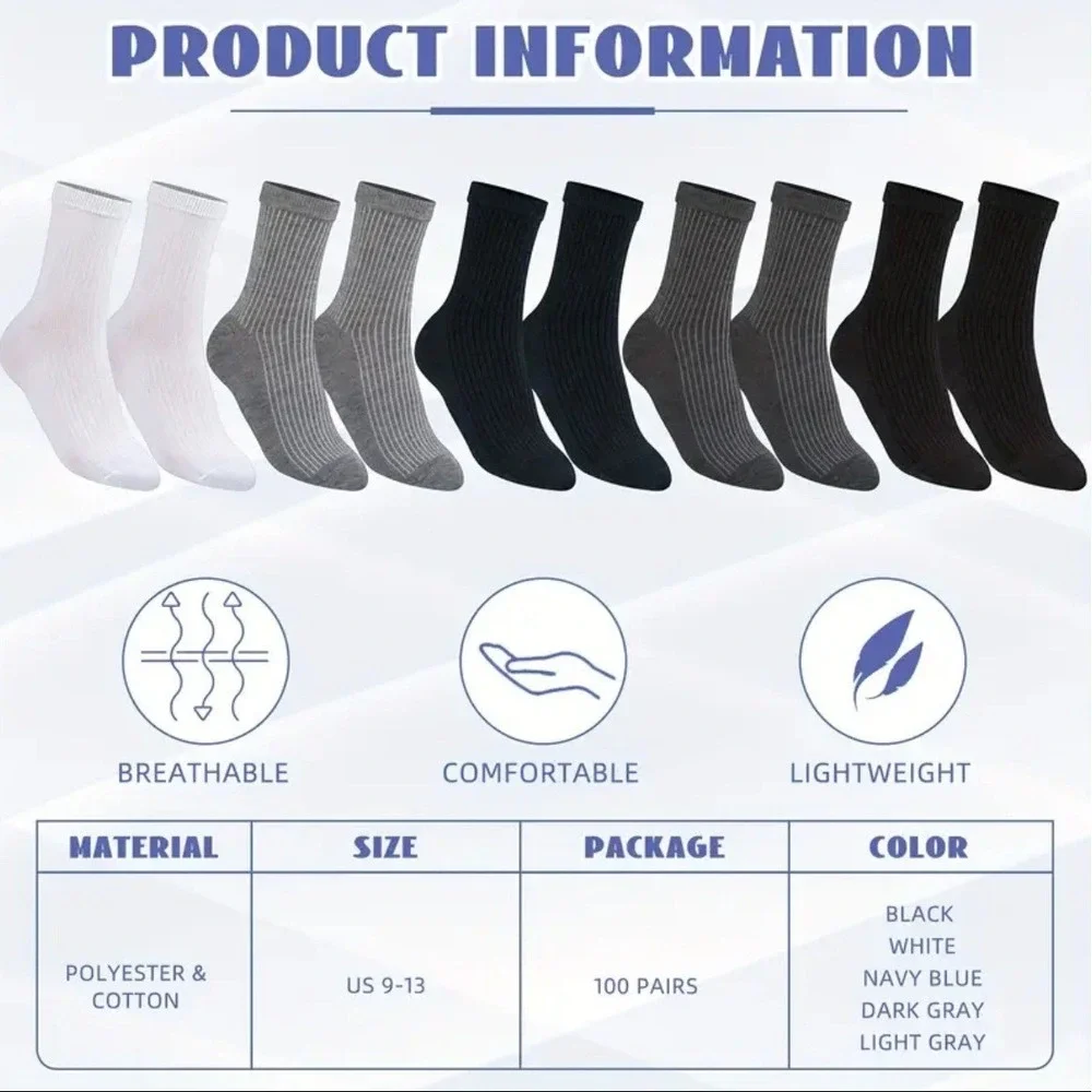 Calcetines De Vestir Finos Y Acanalados Para Hombre 9-13‎ Multicolor 5 Pares